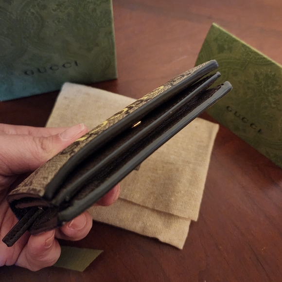 Gucci Rainbow & Stars Bananya Card Case Wallet - Picture 6 of 9